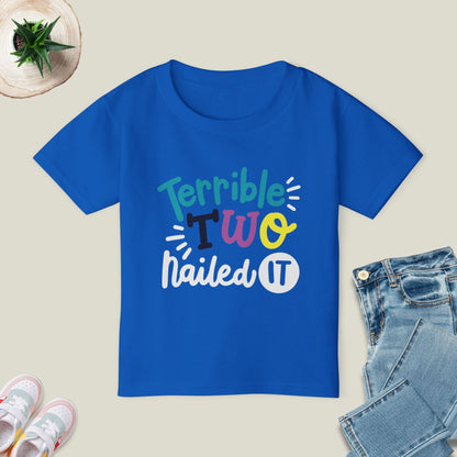 Terrible Two Nailed It T-Shirt