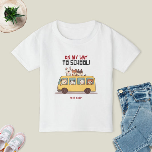 On My Way To School T-Shirt